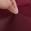 tissu extensible housse de chaise bureau cuir bordeaux