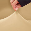 tissu extensible housse de chaise large beige