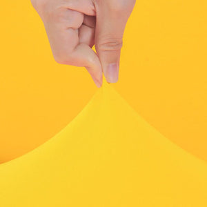 miniature vue rapprochee tissu housse de chaise large jaune