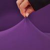 tissu extensible housse de chaise large violet