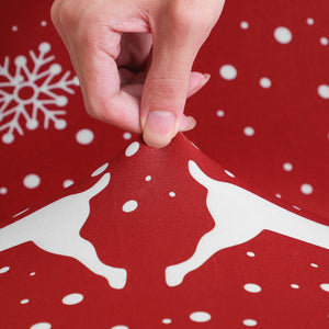 miniature tissu extensible Housse de Chaise Joyeux Noël