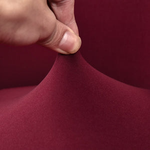miniature vue rapprochée tissu housse de fauteuil cabriolet Bordeaux
