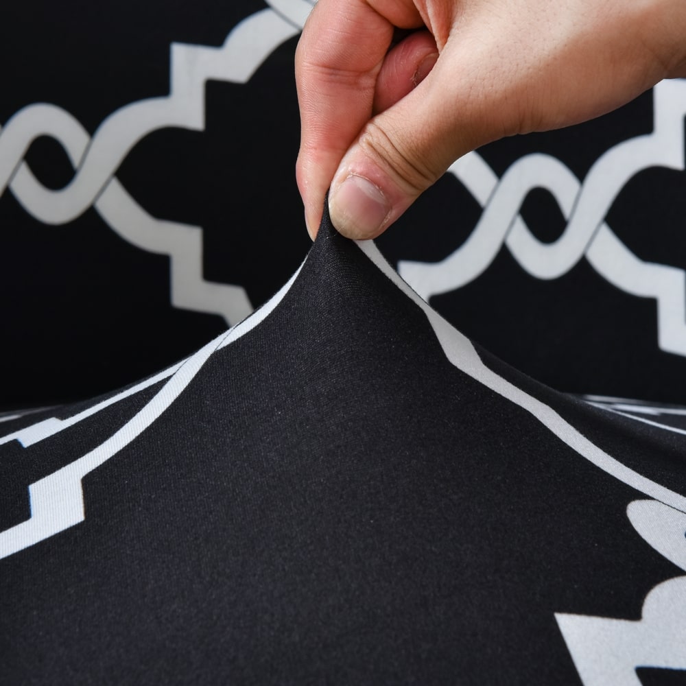 tissu extensible housse de fauteuil cabriolet extensible noire