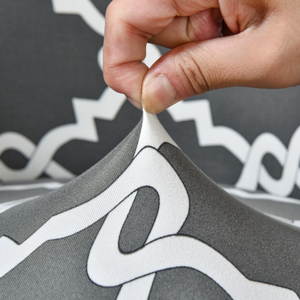 tissu extensible housse de fauteuil cabriolet extensible grise