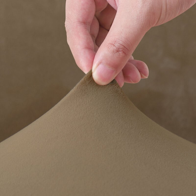 tissu extensible housse de fauteuil cabriolet Velours Camel