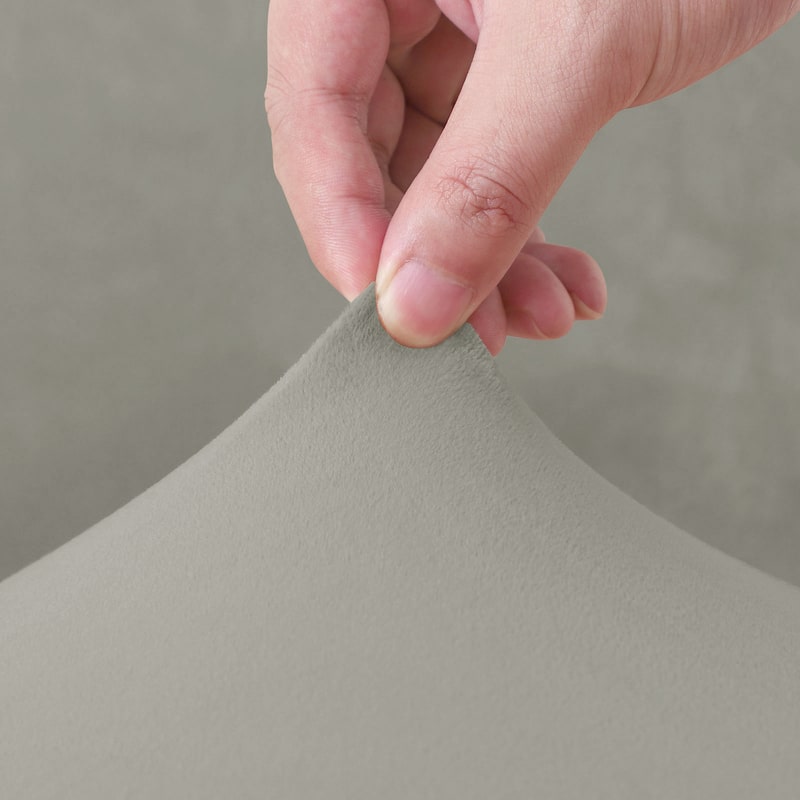 tissu extensible housse de fauteuil cabriolet Velours Gris Clair