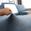 tissu extensible housse pour coussin assise canape peluche bleu gris