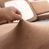 tissu extensible housse pour coussin assise canape peluche camel