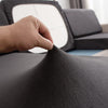 tissu extensible housse pour coussin assise canape peluche grise anthracite