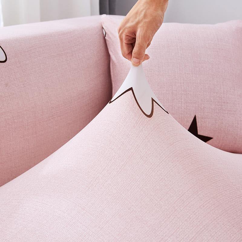 tissu housse canapé d'angle 4 places