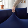 Tissu housse canapé d&#39;angle bleu marine