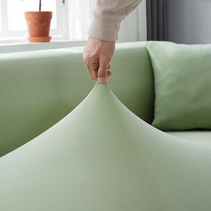 miniature Tissu housse canapé d&#39;angle vert d&#39;eau