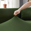 Tissu housse canapé d&#39;angle vert