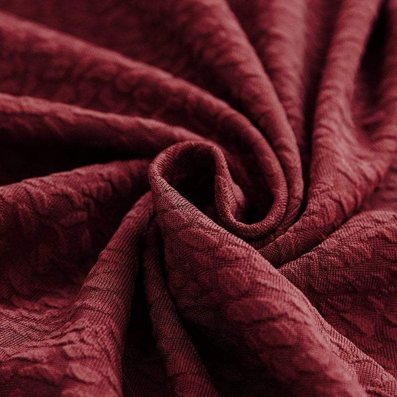 Tissu housse de canapé imperméable rouge brique