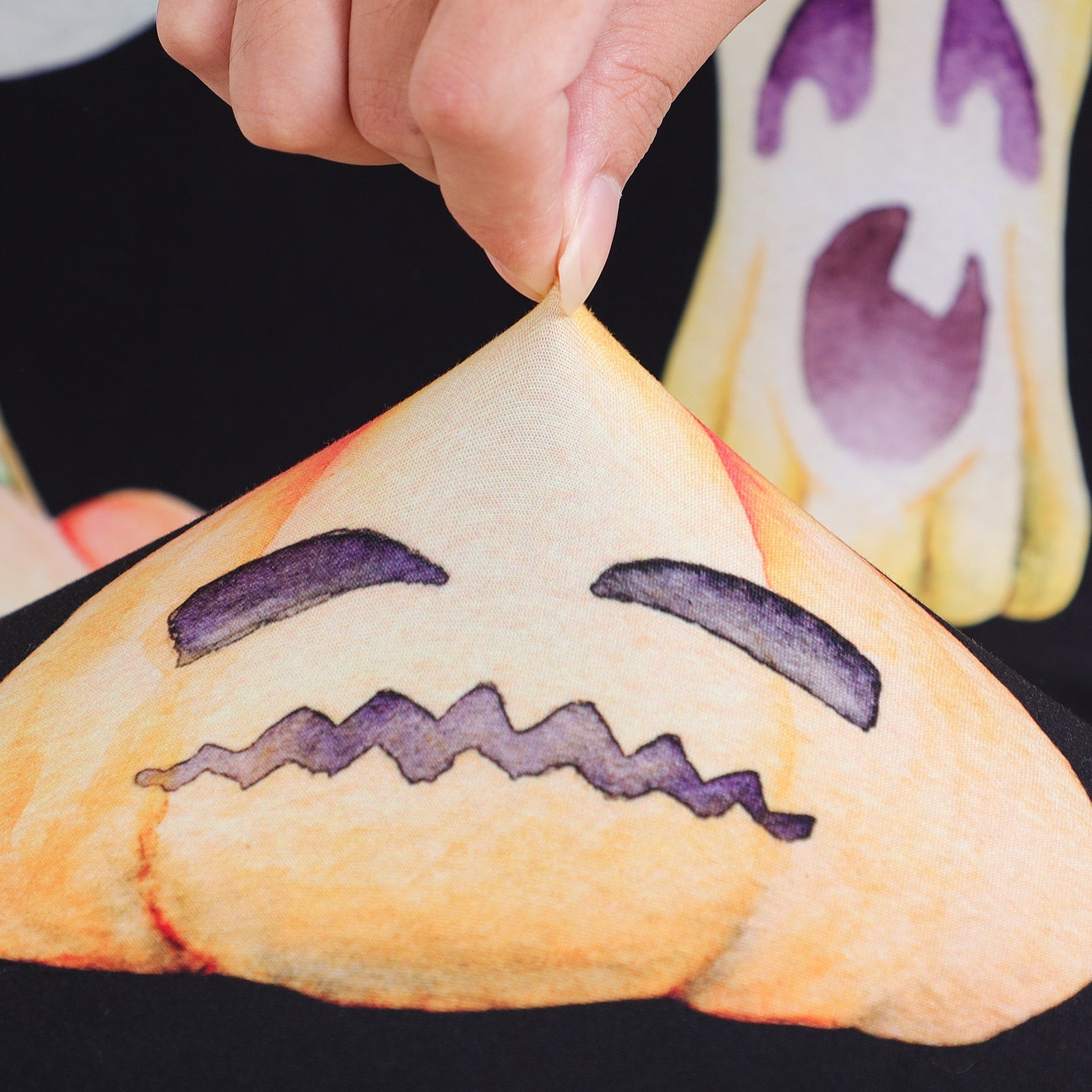 tissu Housse de Canapé Citrouille et Fantôme