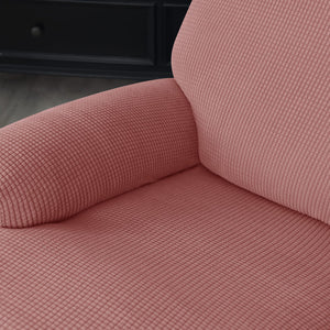 miniature textile housse de fauteuil relax jacquard rose