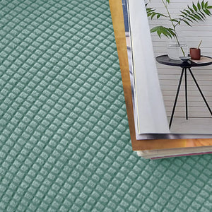 miniature tissu housse de fauteuil relax jacquard vert mousse