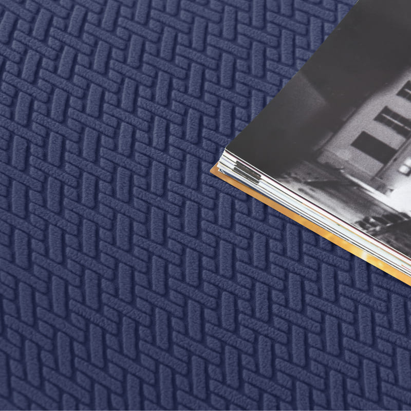 tissu housse de fauteuil relax microfibre bleu marine