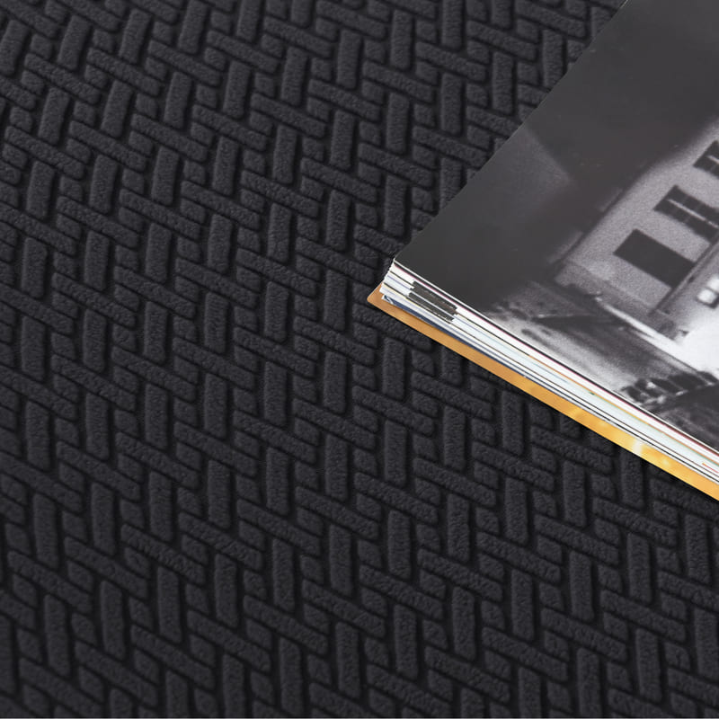 tissu housse de fauteuil relax microfibre noir