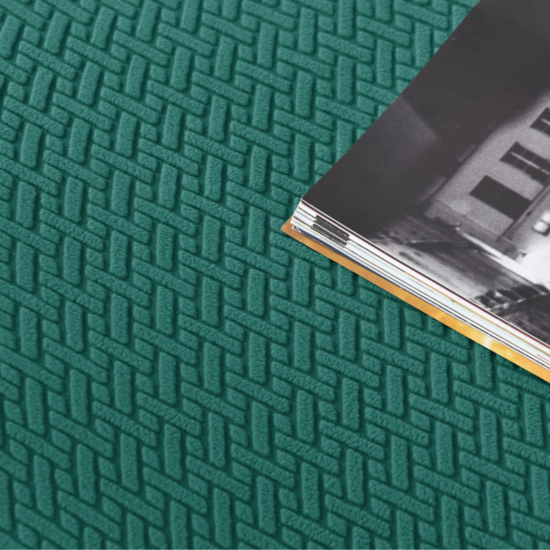 tissu housse de fauteuil relax microfibre vert sapin