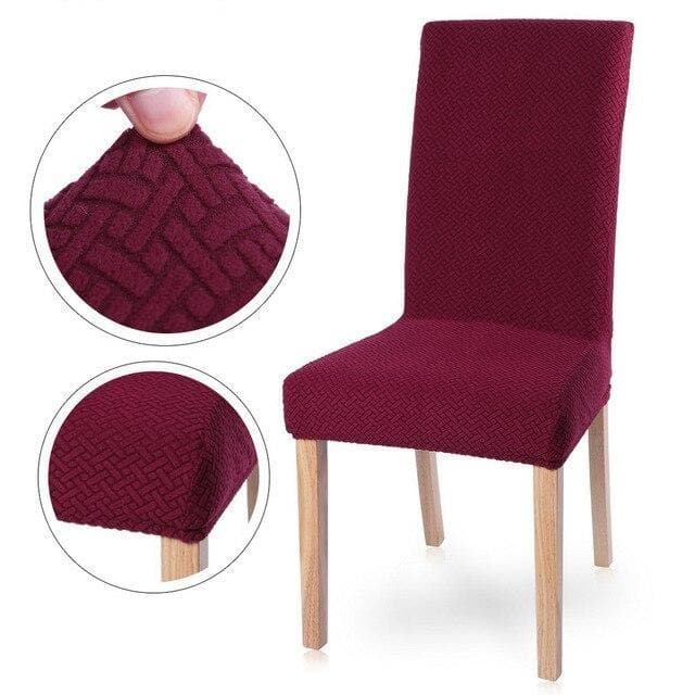 Housse de Chaise Confort+ bordeaux