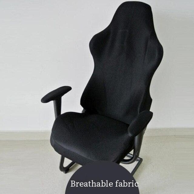 housse de chaise d&#39;ordinateur noir