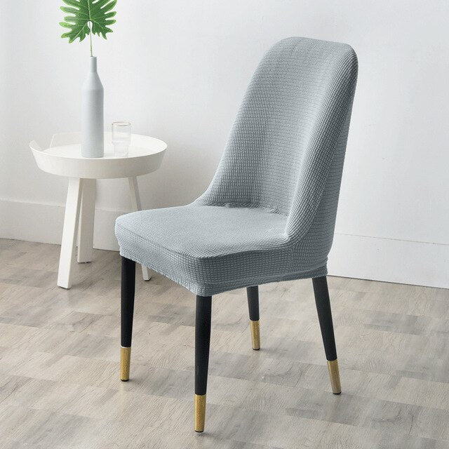 Housse de chaise scandinave Stryn Gris clair