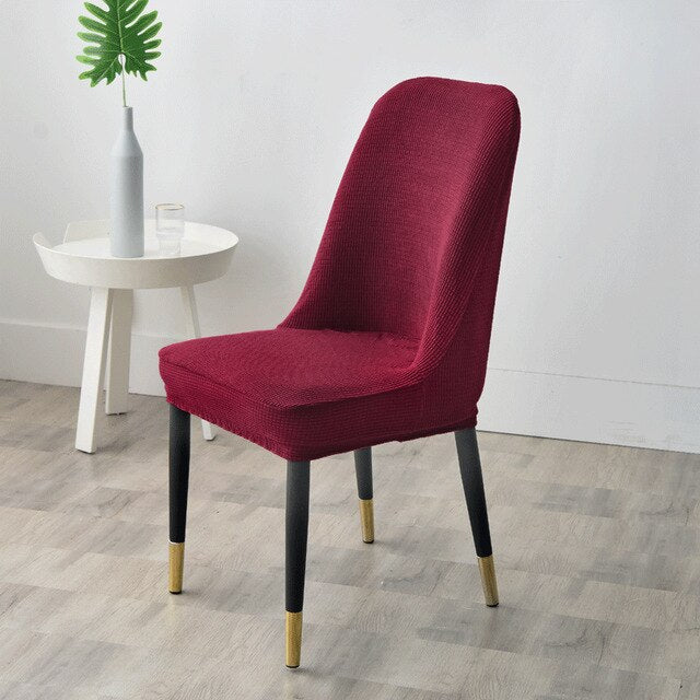 Housse de chaise scandinave Stryn Bordeaux