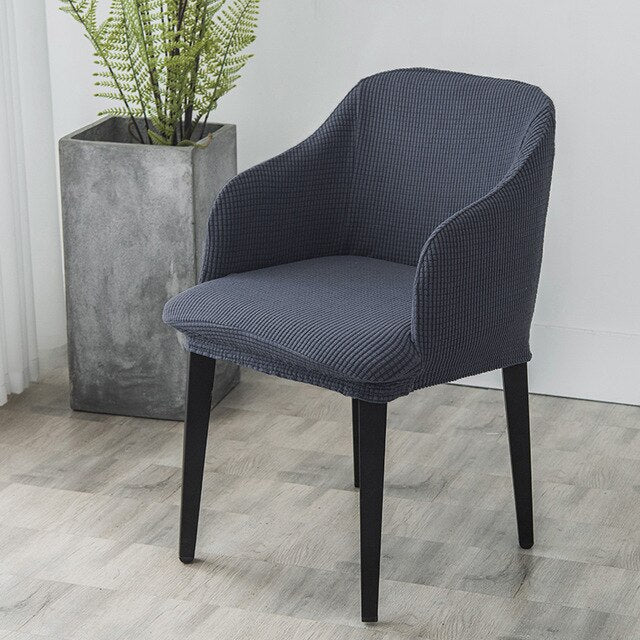 Housse chaise scandinave Tolga Gris anthracite - Housse Design