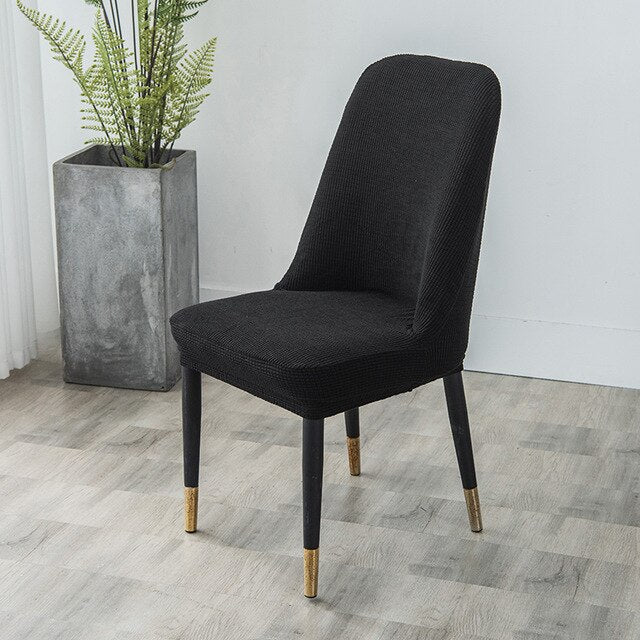 Housse de chaise scandinave Stryn Noir