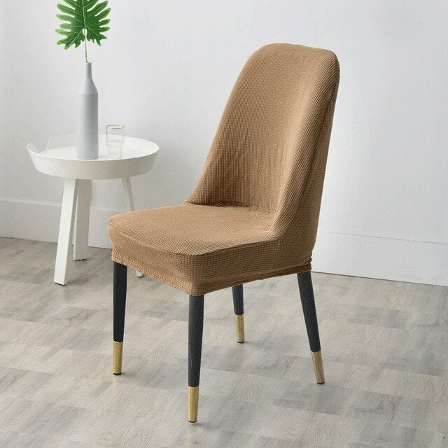 Housse de chaise scandinave Stryn Noisette