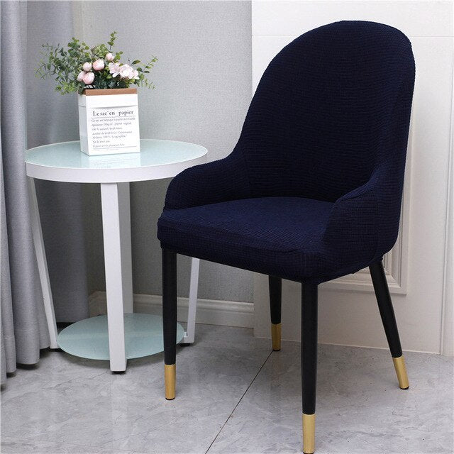 Housse de chaise scandinave Bjorli Bleu marine