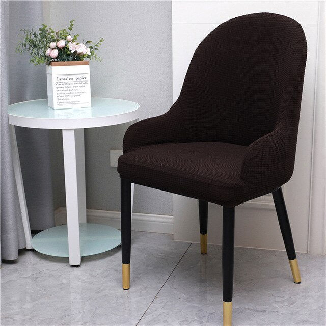 Housse de chaise scandinave Bjorli Café foncé