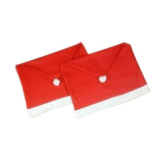 Housse de Chaise Noël Bonnet Rouge de bonne qualité