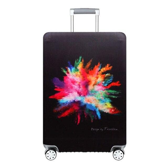 Housse de valise explosion de couleur