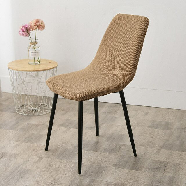 Housse de chaise scandinave Molde Noisette