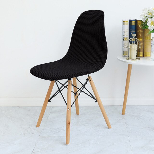 Housse de chaise scandinave Noir