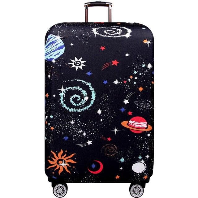 Housse de valise galaxie