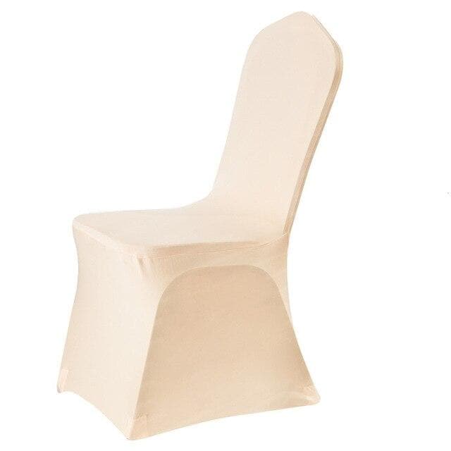 housse de chaise mariage beige