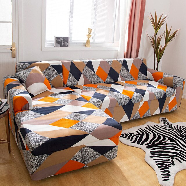 Housse De Canapé D'angle En L Pour Noël - Lavable, Polyester élasthanne - 4 Tailles (S à XL) - Déco Festive Et Protection Meuble - 4