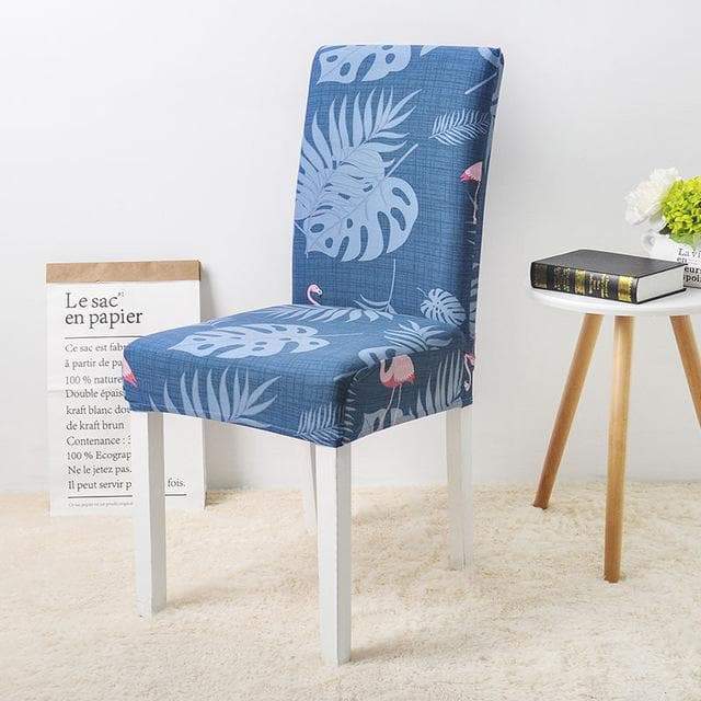 Housse de Chaise Flamant Bleu | Housse Design