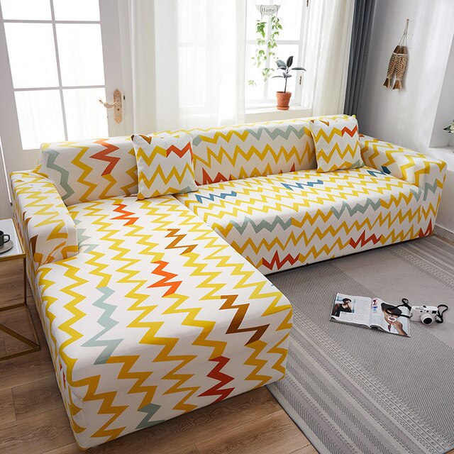 Housse de Canapé d'Angle Eusebia