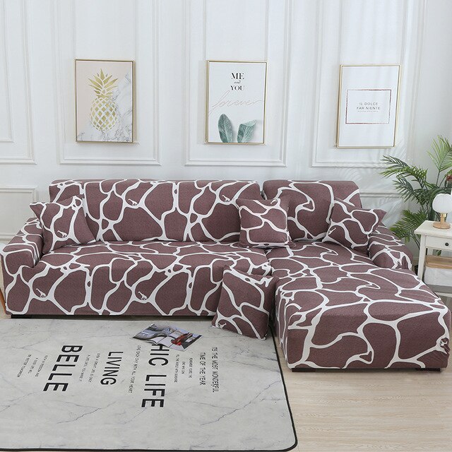 Housse De Canapé D'angle En L Pour Noël - Lavable, Polyester élasthanne - 4 Tailles (S à XL) - Déco Festive Et Protection Meuble - 3
