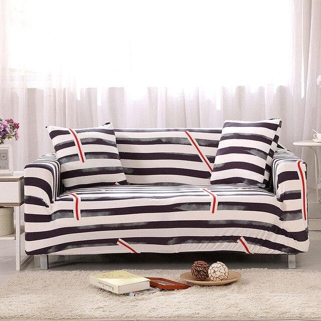 Housse de Canapé à Rayures | Housse Design