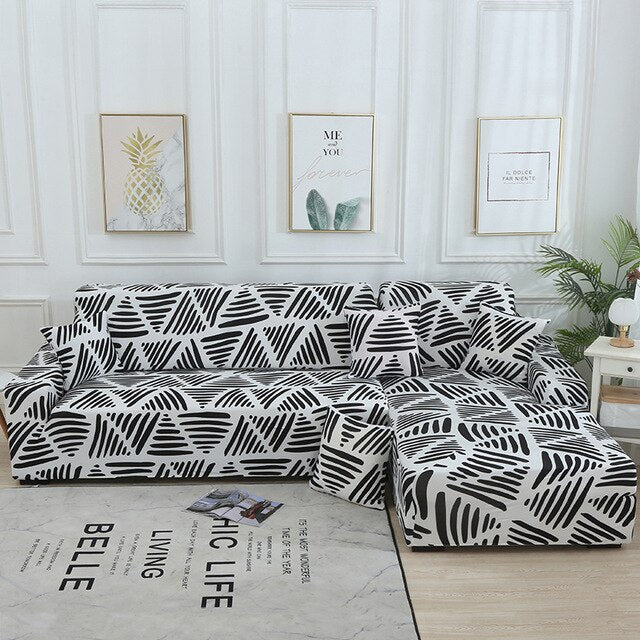 Housse de Canapé d'Angle Elsa