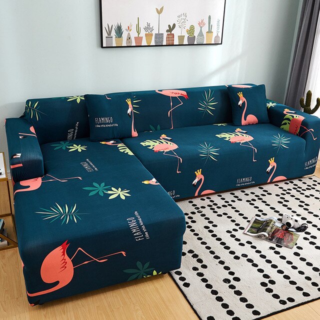 Housse de Canapé d'Angle Floriana