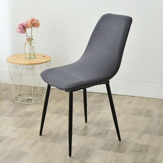 Housse de chaise scandinave Molde Gris