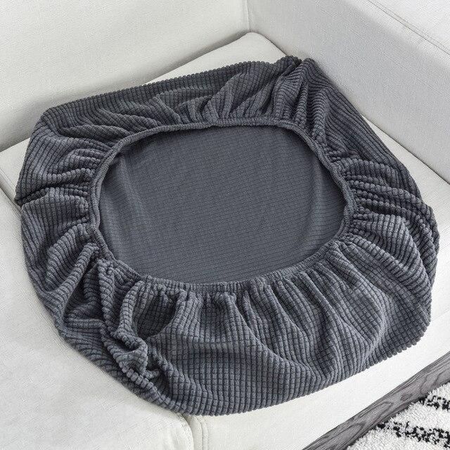 housse de siège extensible gris foncé