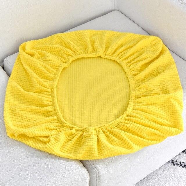 housse de siège extensible jaune