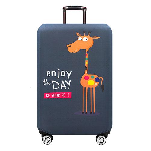 Housse de valise girafe